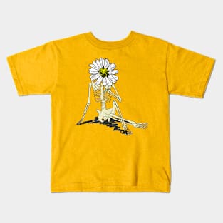 Skeleton of a Dead daisy Kids T-Shirt